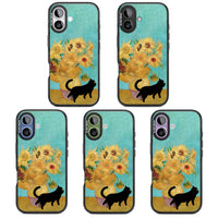 Cat with Van Gogh's Sunflowers