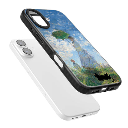 Cat with Monet's Parasol Lady