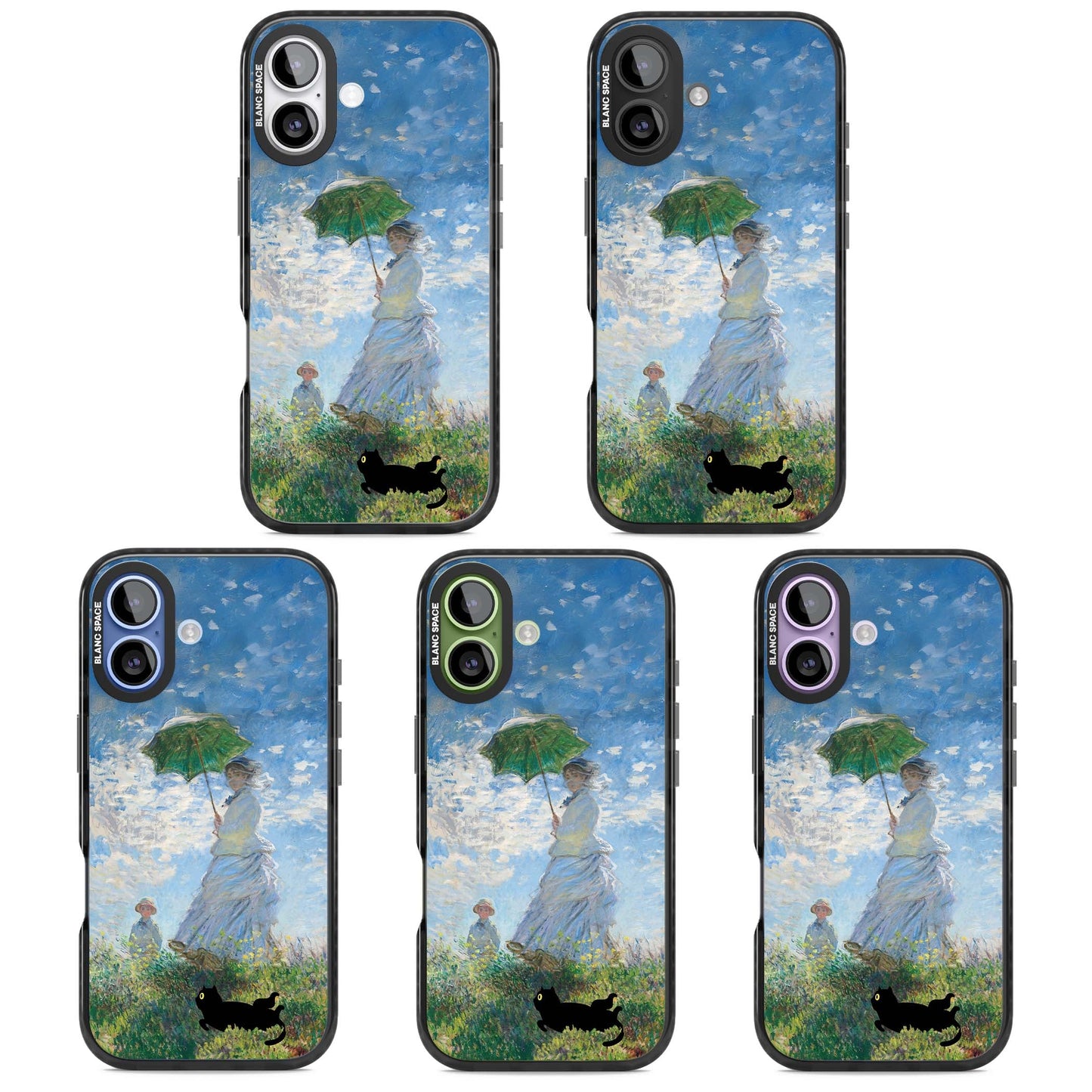 Cat with Monet's Parasol Lady