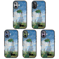 Cat with Monet's Parasol Lady