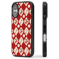 Vintage Cherry Diamond Pattern