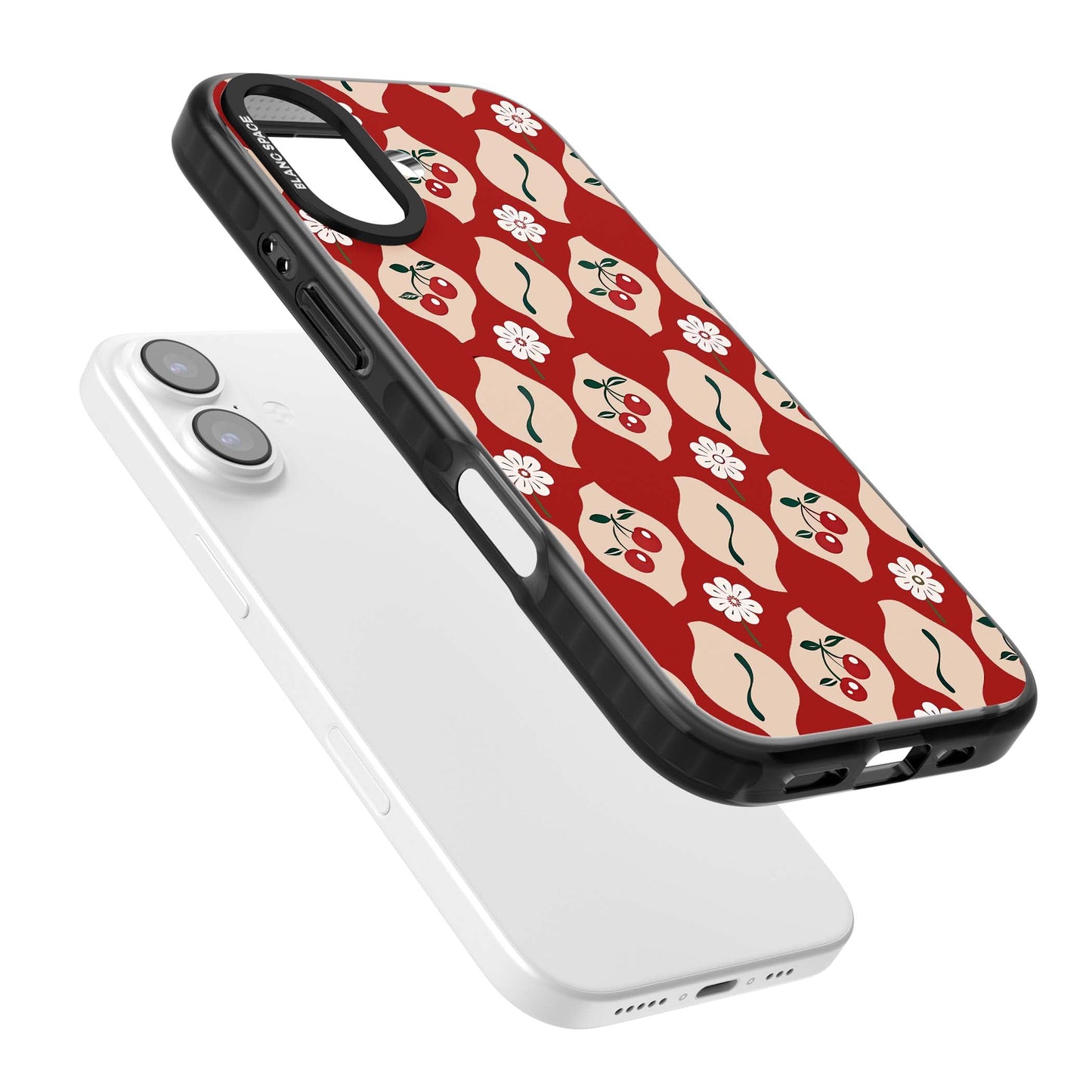 Vintage Cherry Diamond Pattern