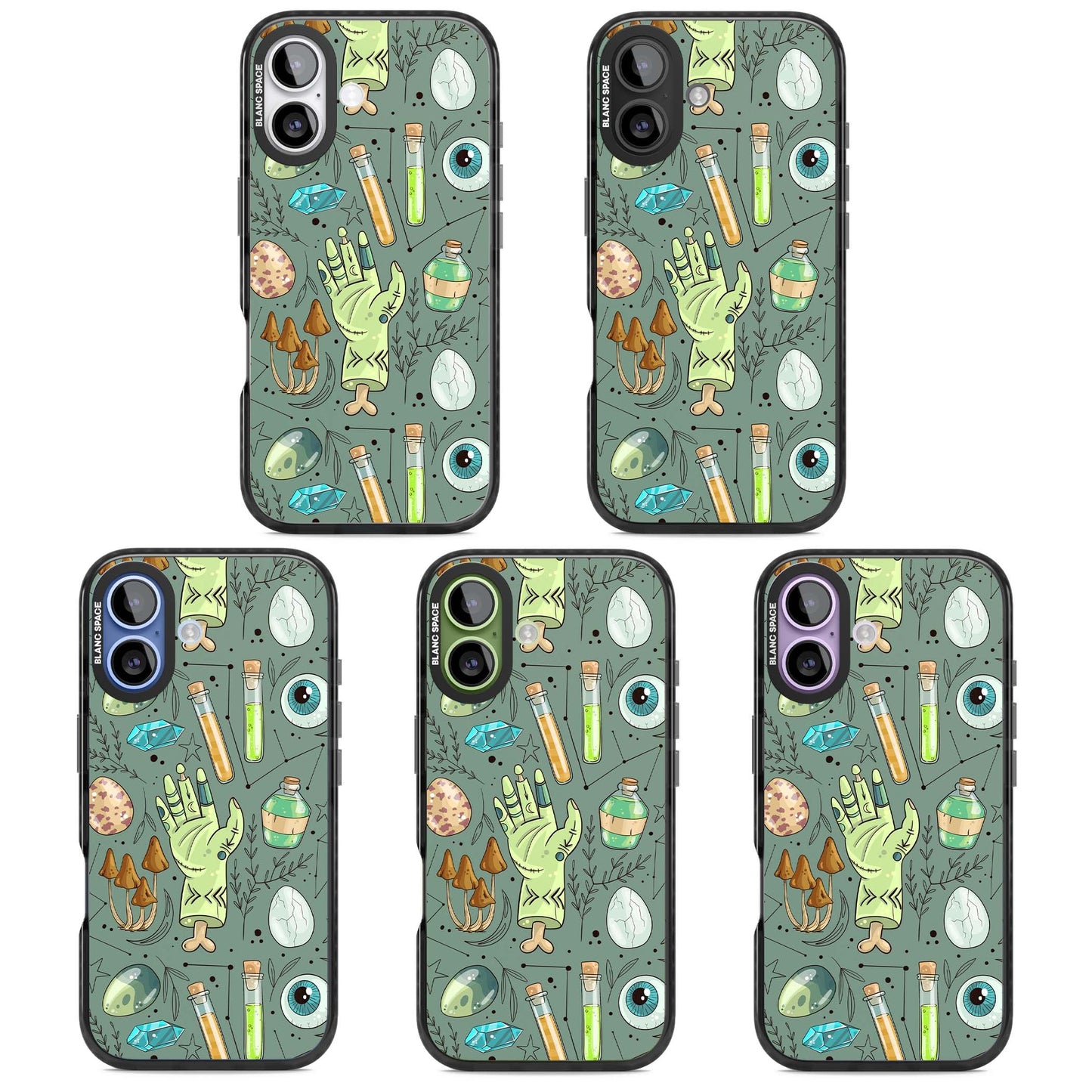 Motif expérimental de dessin animé pour Halloween