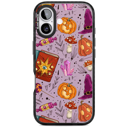 Witchy Cartoon Halloween Pattern