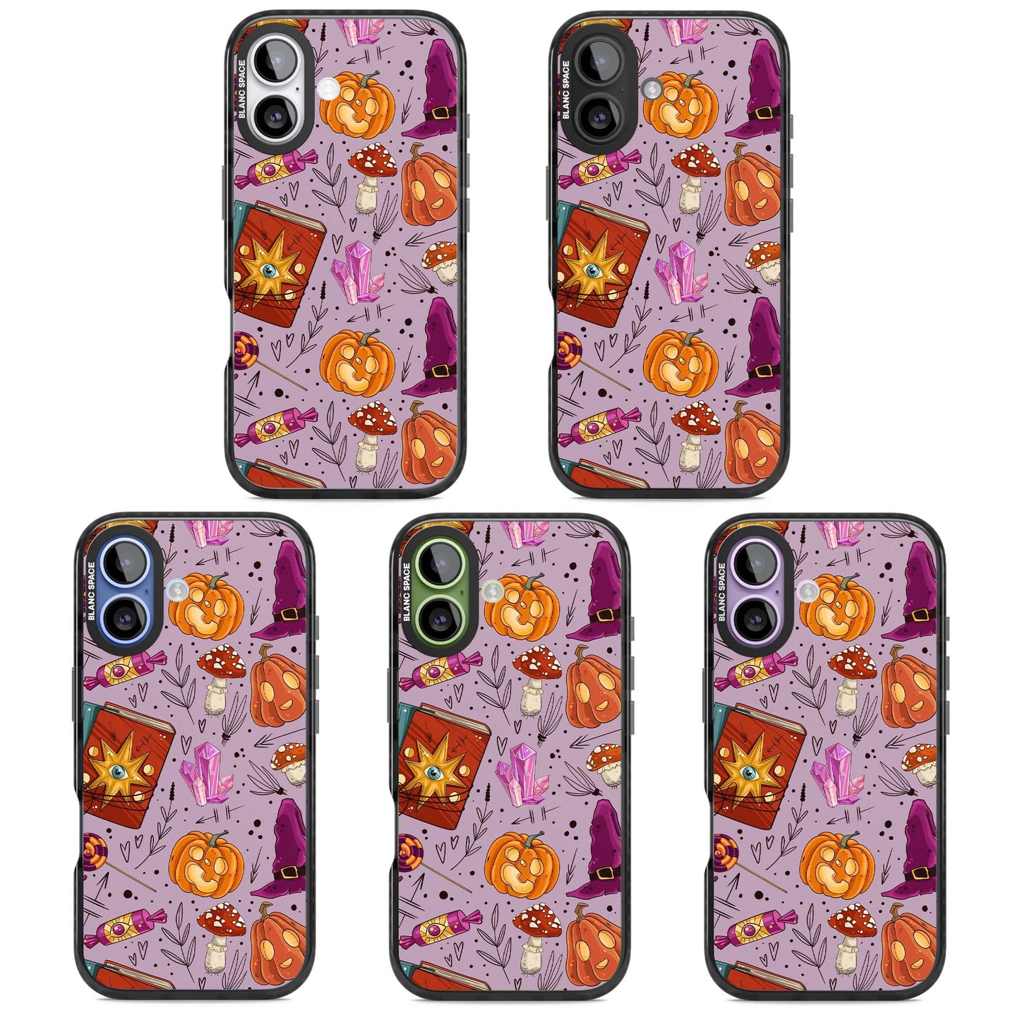 Witchy Cartoon Halloween Pattern