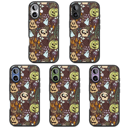 Goblincore Cartoon Halloween Pattern