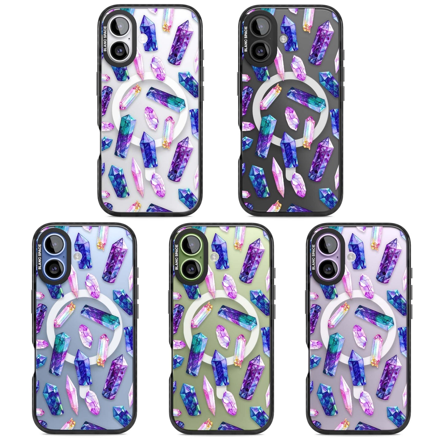 Iridescent Prism Crystals