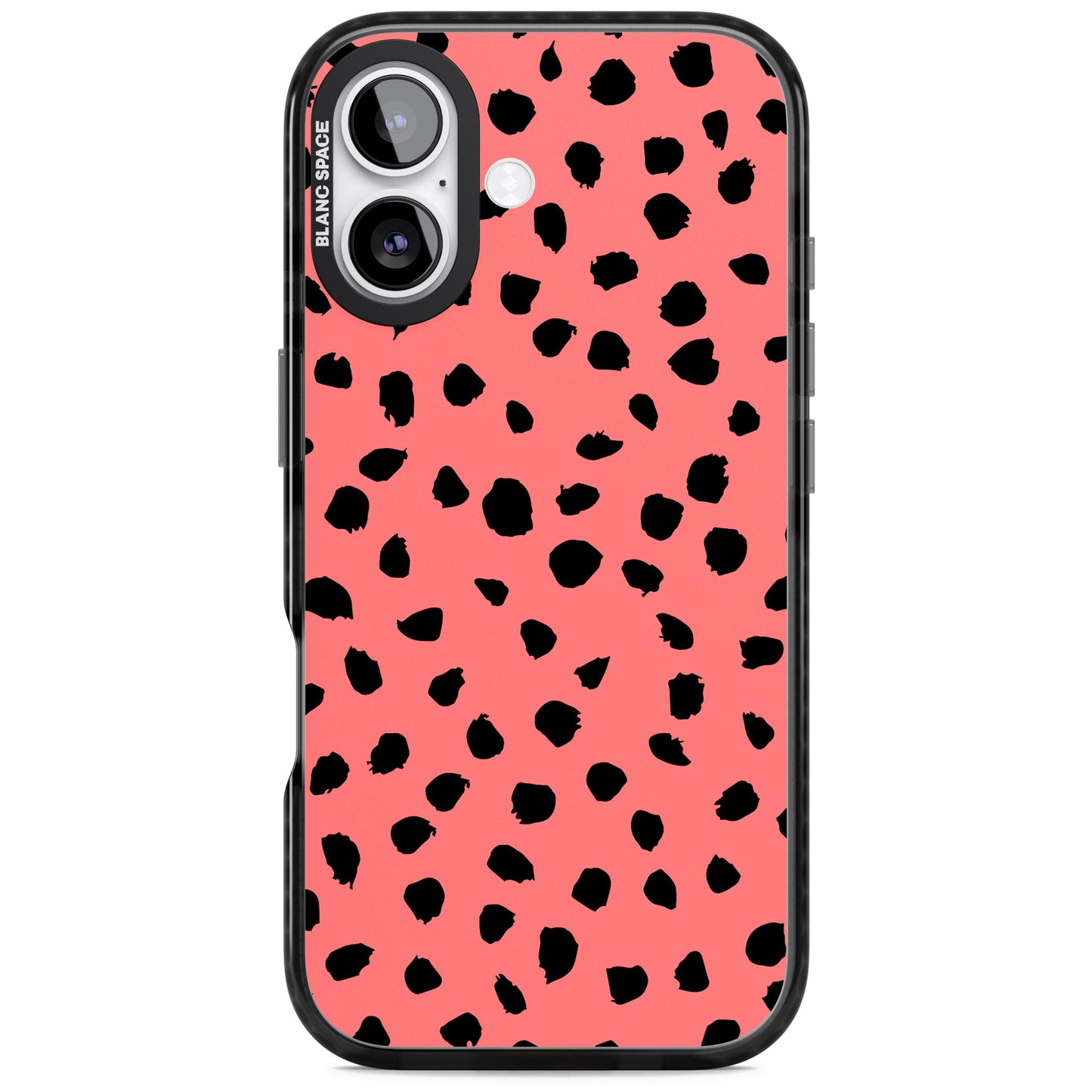 Black Dalmatian Spots On Coral