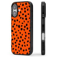 Fetter roter Punktdruck