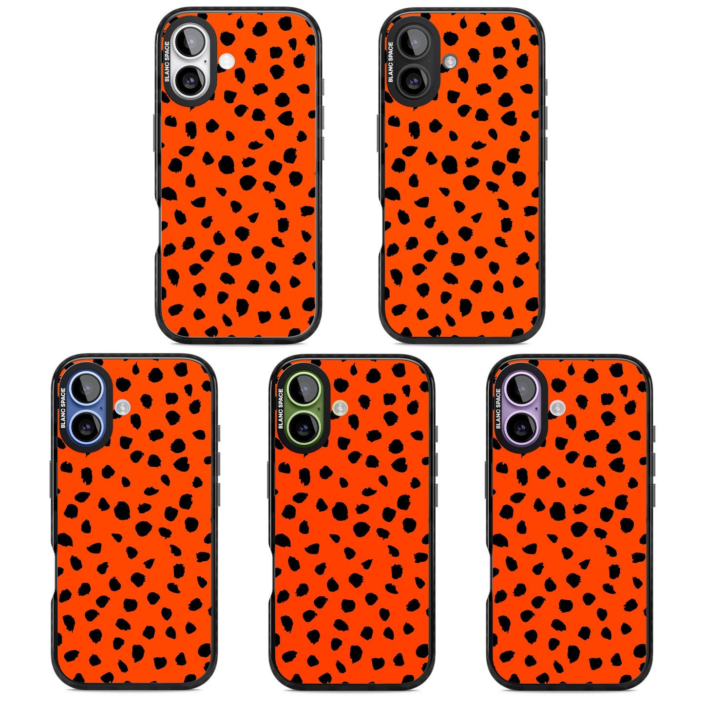 Fetter roter Punktdruck