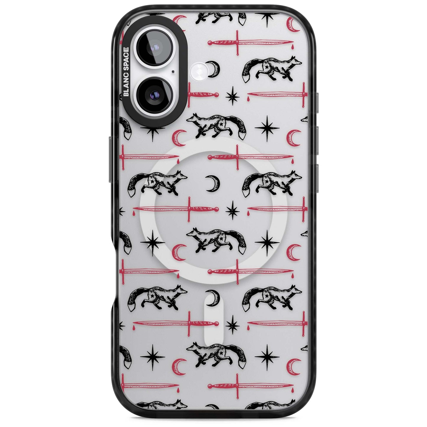 Motif renard et lame