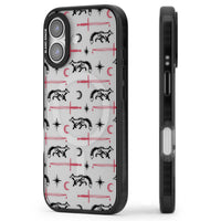 Motif renard et lame