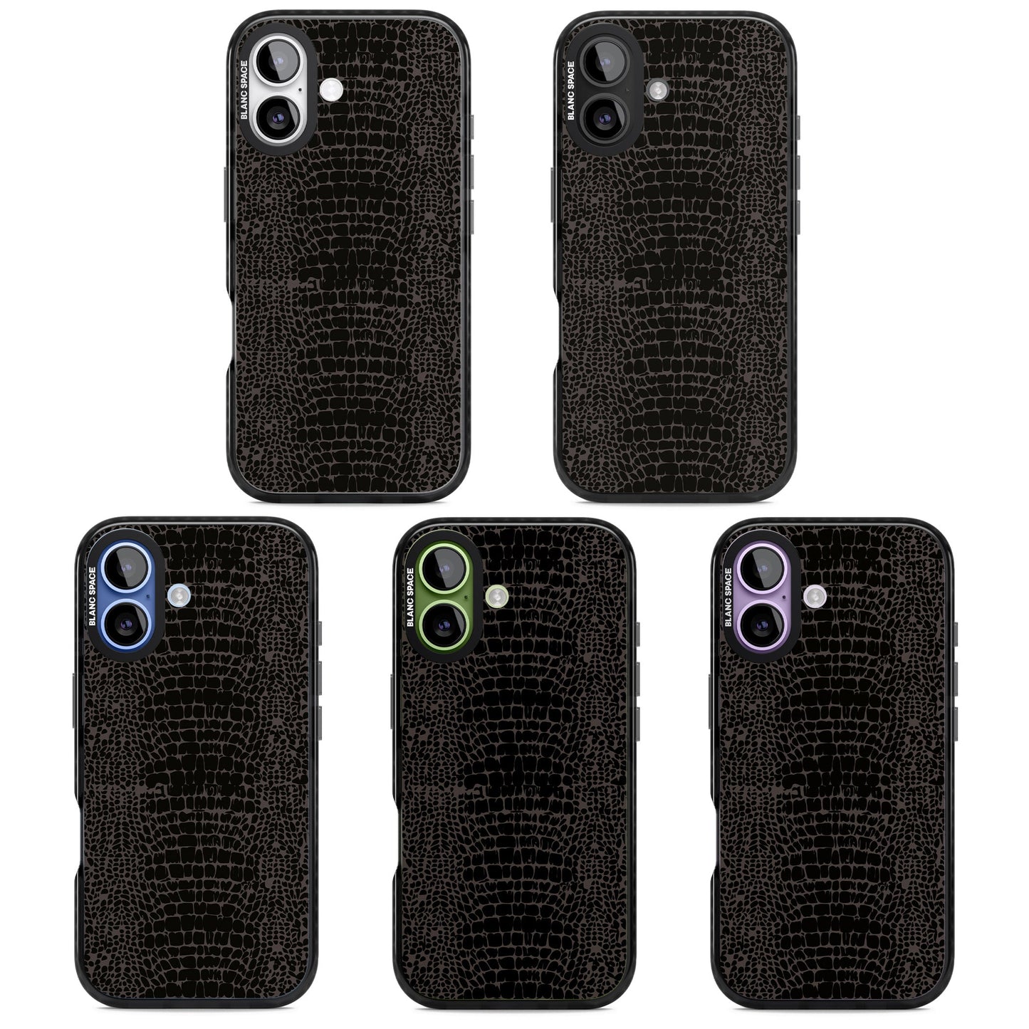 Dark Animal Print Snake Skin