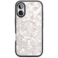 Motif de chien Westie