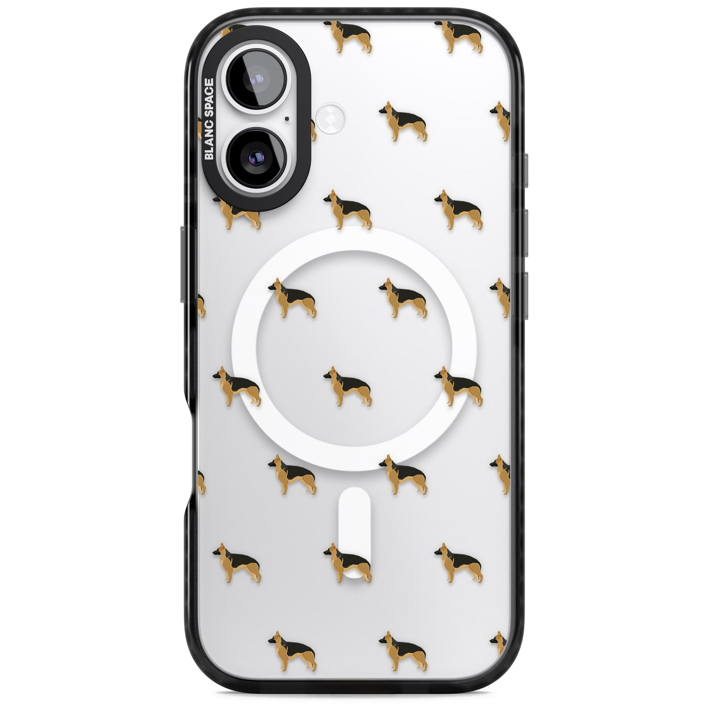 German Shepherd Pattern Clear