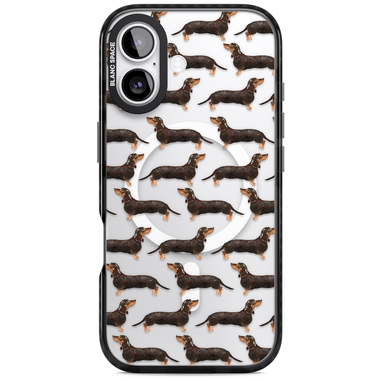 Dachshund Pattern Black Tan