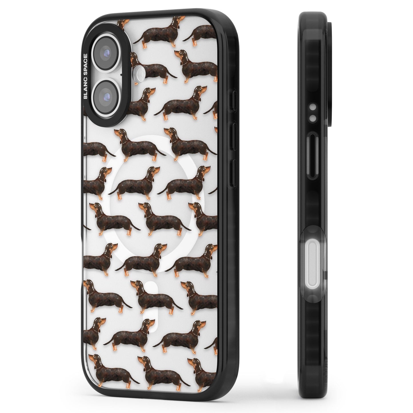 Dachshund Pattern Black Tan