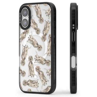 Weimaraner Watercolor Dog