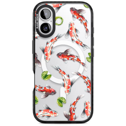 Aquarelle de poissons koi