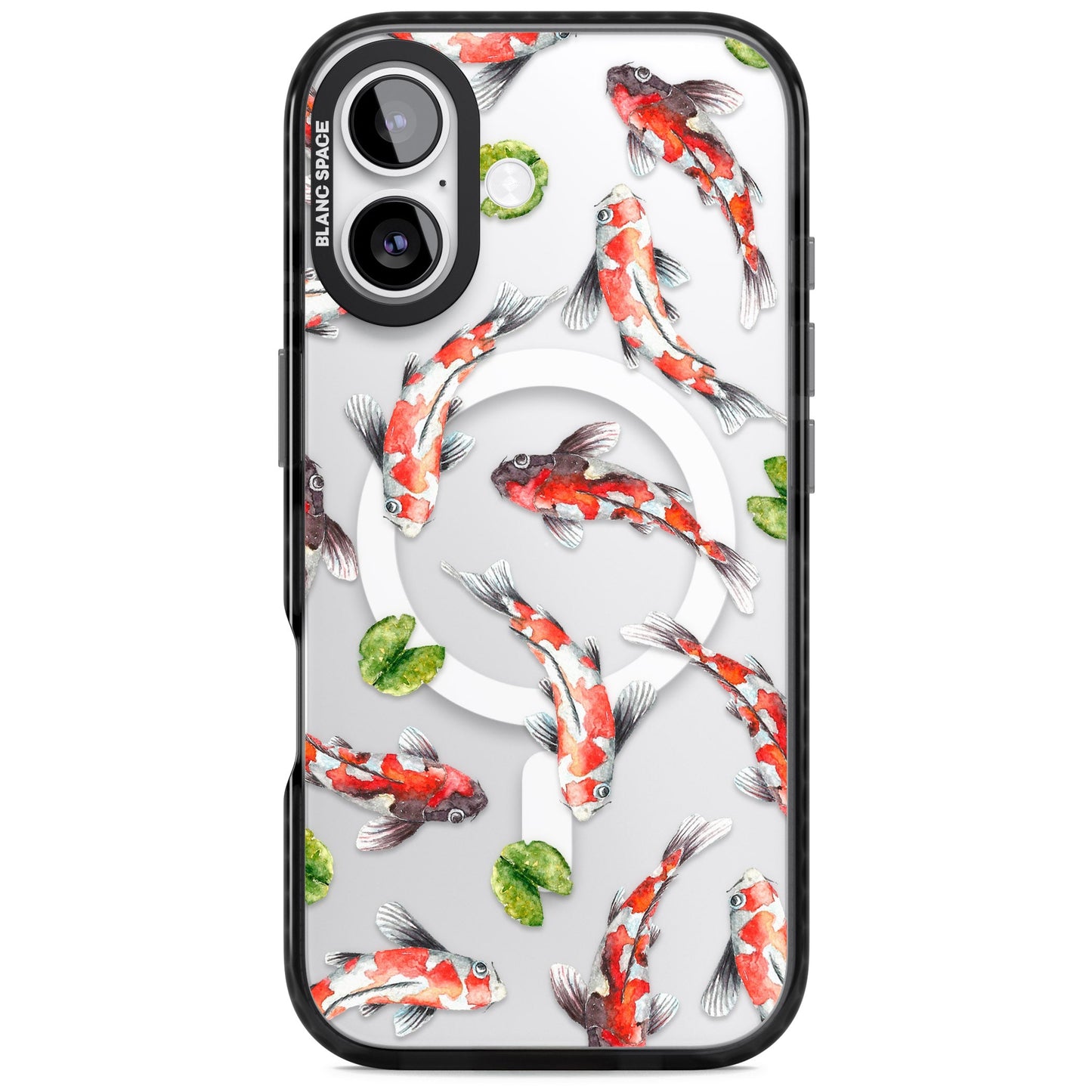 Aquarelle de poissons koi