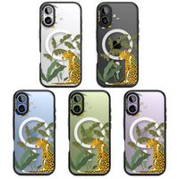 Grand motif de chat de la jungle