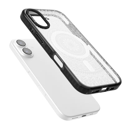 Intricate White Mandala