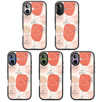 Abstract Face Line Art