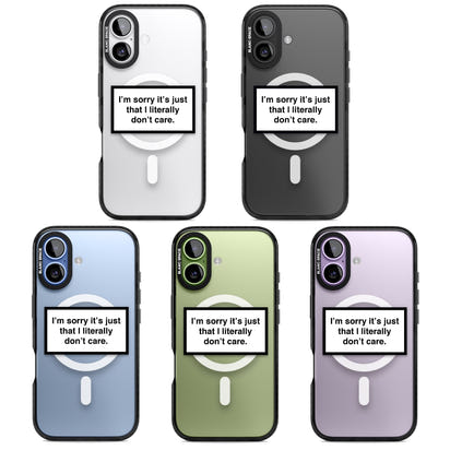 Literally Don'T Care