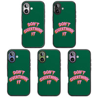 N'y réfléchissez pas trop.