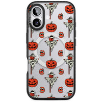 Retro Red Pumpkins & Scarecrows