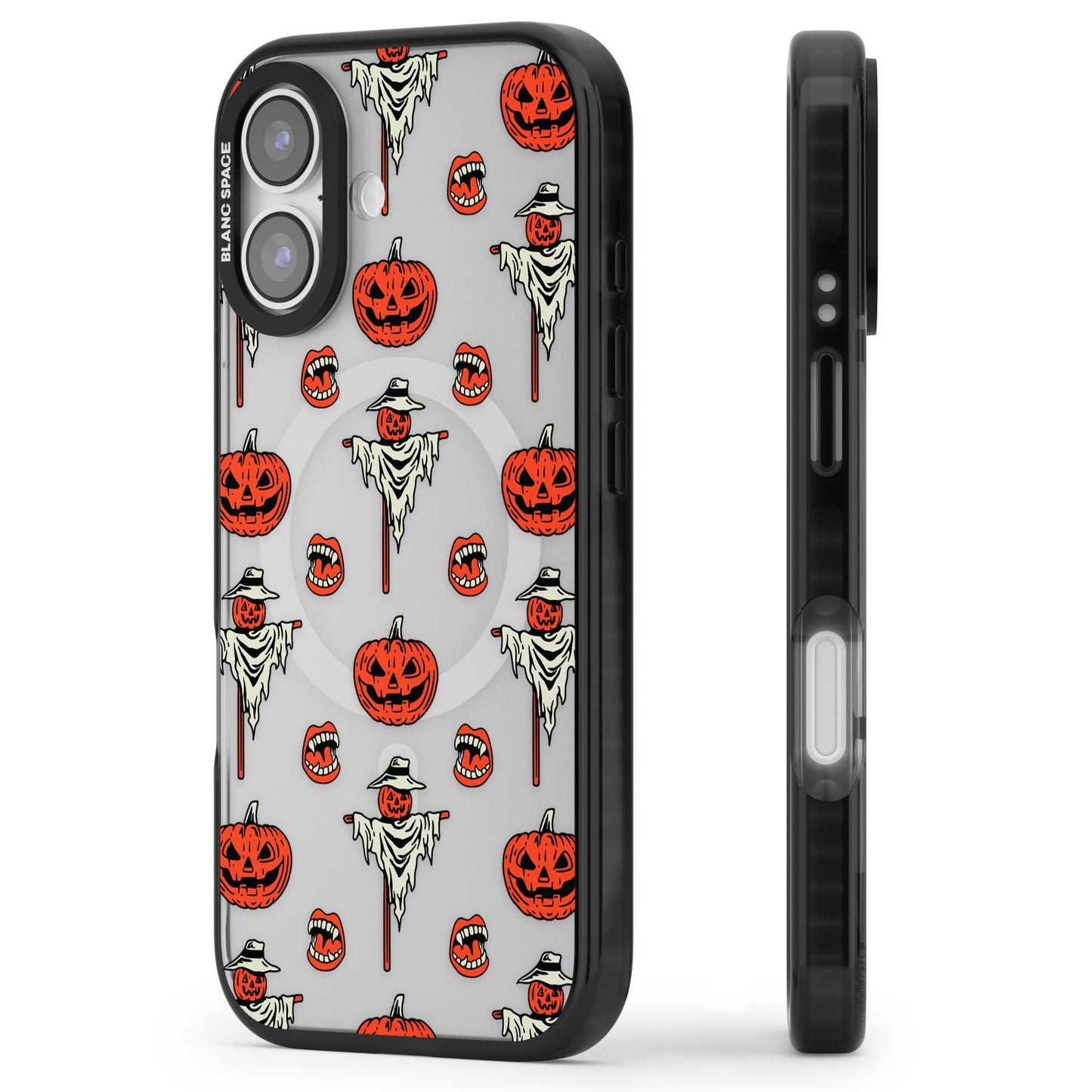 Retro Red Pumpkins & Scarecrows