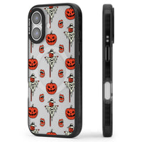 Retro Red Pumpkins & Scarecrows