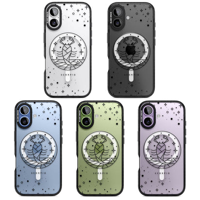 Emblème du Scorpion - Design Cosmique