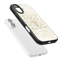 Motif du zodiaque Capricorne en or