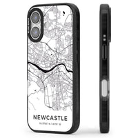 Stadtplan von Newcastle