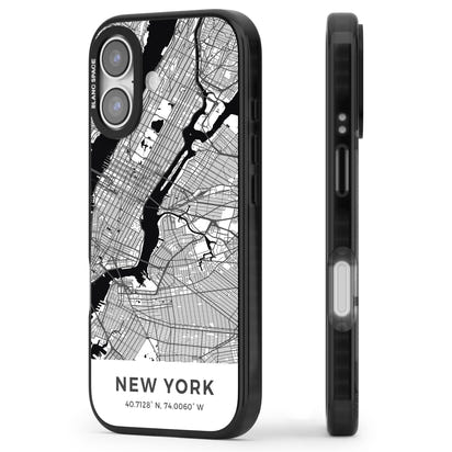Karte von New York