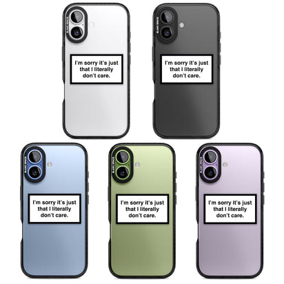 Literally Don'T Care