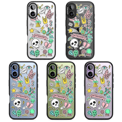 Autocollant introverti