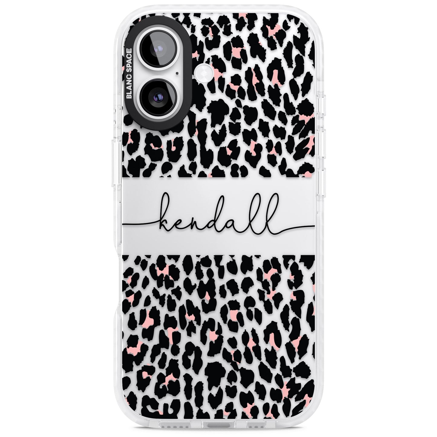 Personalised Cursive Leopard Spots