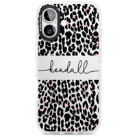 Personalised Cursive Leopard Spots