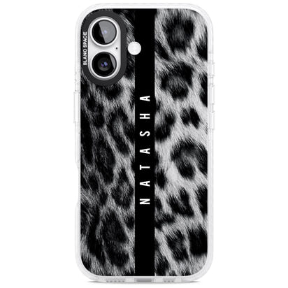 Personalised Snow Leopard Print