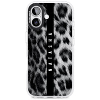 Personalised Snow Leopard Print