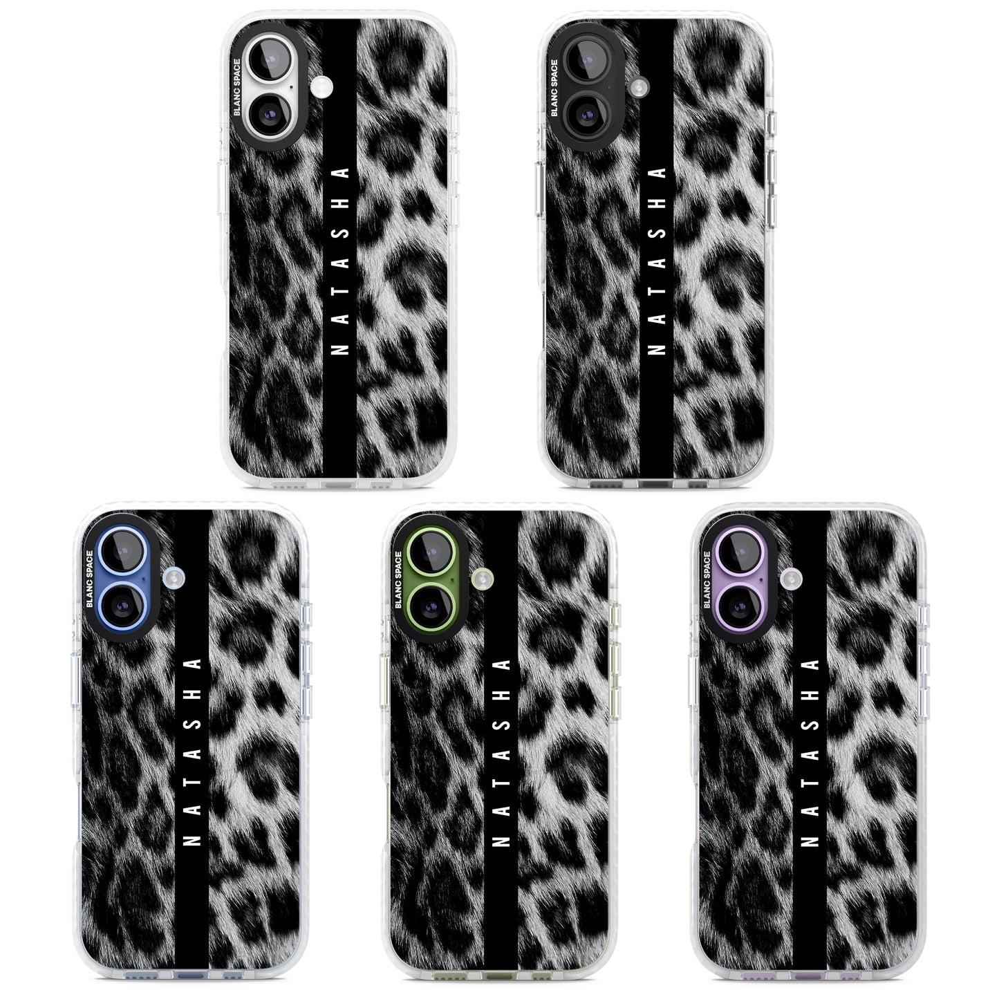 Personalised Snow Leopard Print