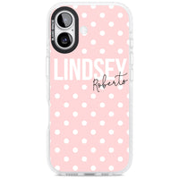 Personalised Pink Polka