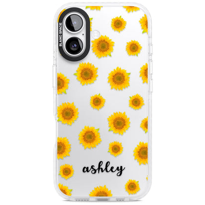 Personalised Sunflowers & Cursive