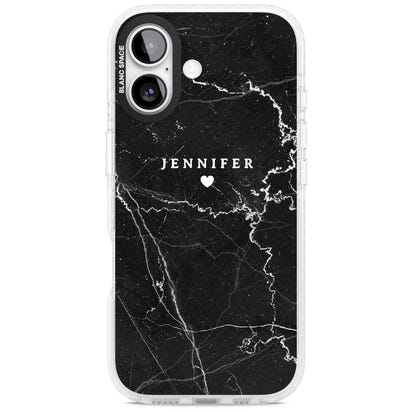 Personalised Black Marble