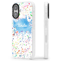 Personalised Rainbow Splatter Name