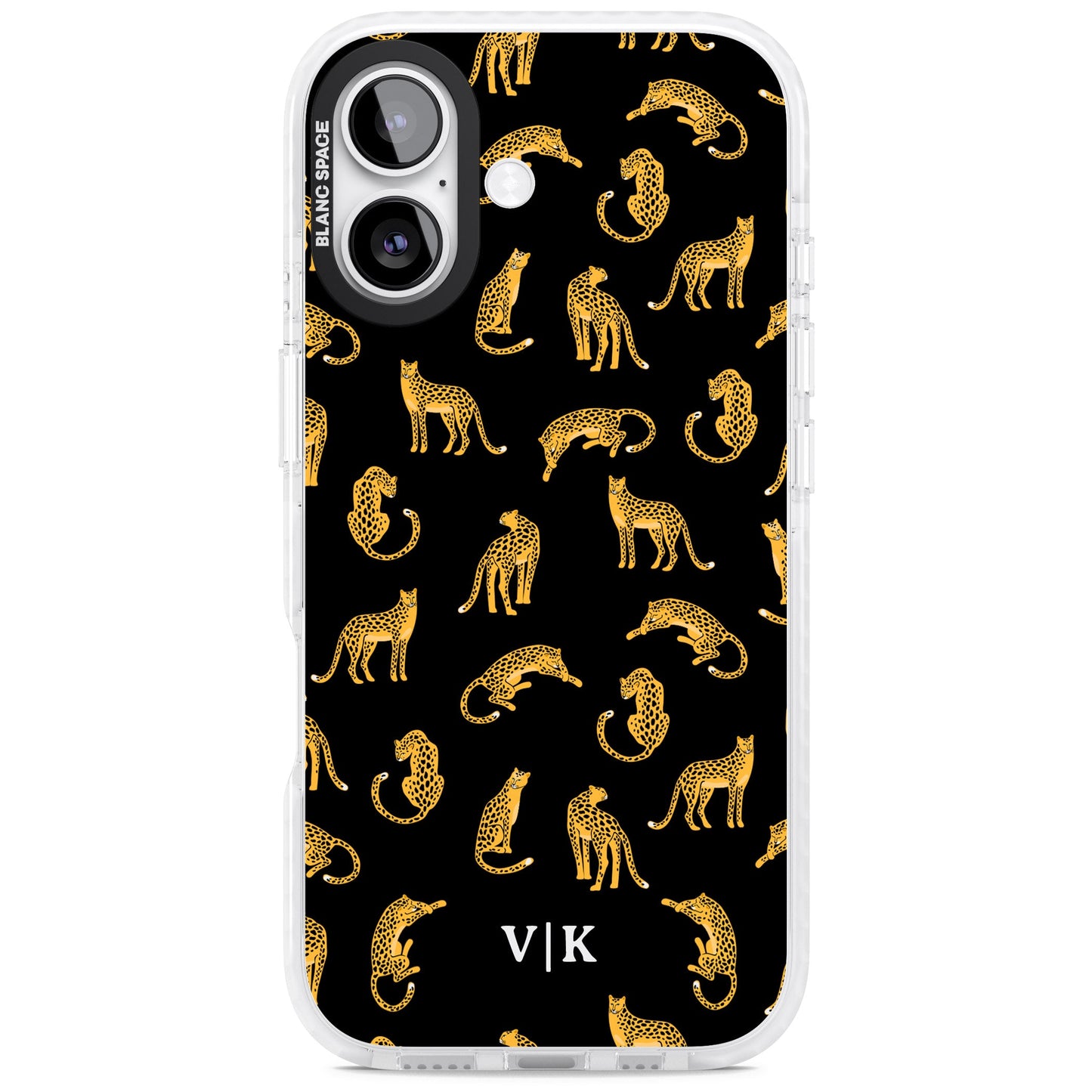 Personalised Gold Cheetah Pattern