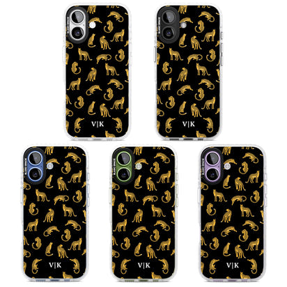 Personalised Gold Cheetah Pattern