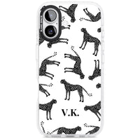 Personalised Black & White Cheetah Pattern